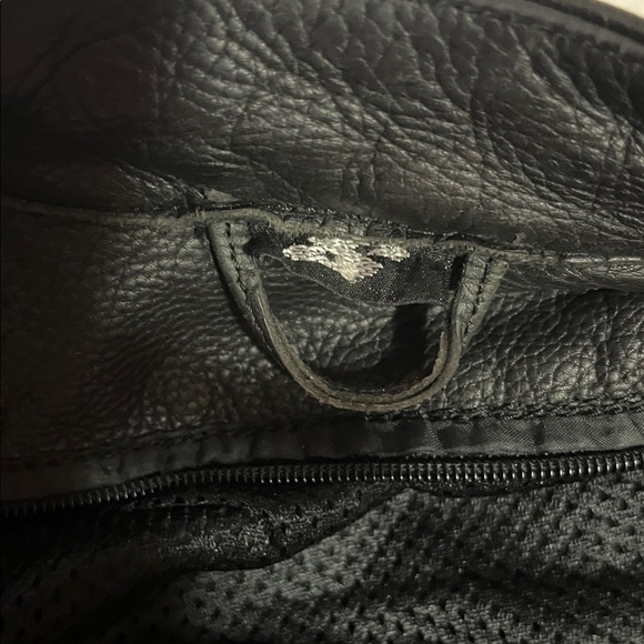 Men's Black Leather Jacket - Picture 14 of 16